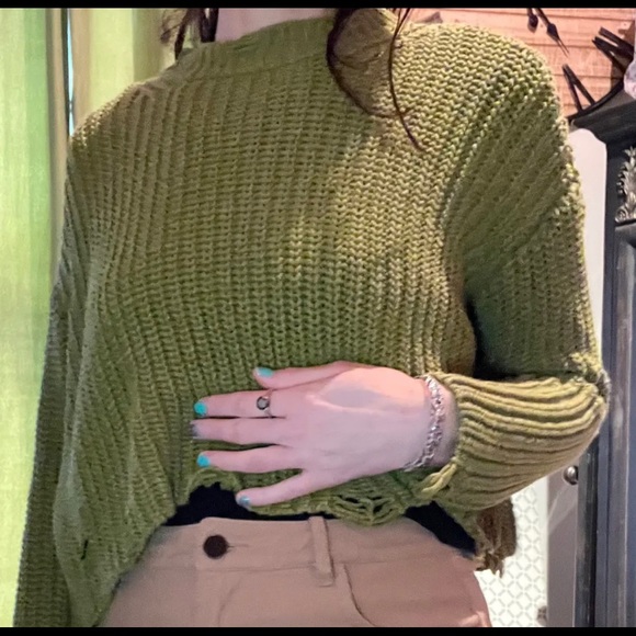 Zara torn mesh sweater - Picture 5 of 7